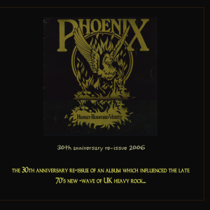 PHOENIX - 30th anniversary re-issue on CD